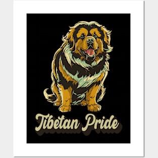 More Than a Dog, a Symbol: The Tibetan Mastiff Tee Posters and Art